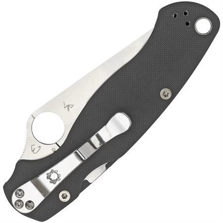 Spyderco 81GPDGY2 Para Military Maxamet Tool Steel Blade Knife With Gray G10 Handle - Image 2