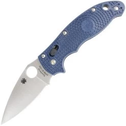 Spyderco 101PDBL2 Manix 2 Plain Edge Folding Pocket Knife With Coploymer Handle