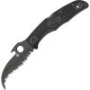 Spyderco 12SBBK2W Matriarch 2 Emerson Open Lockback Folding Pocket Knife With Black Nylon Handles