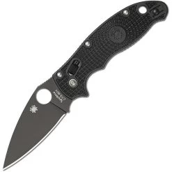 Spyderco 101PBBK2 Manix 2 LTW Black Folding Pocket Knife With Black FRCP Handle