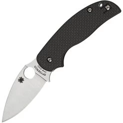 Spyderco 123CFPCL Sage 5 Alzheimer'S Linerlock Folding Pocket Knife With G-10 Laminate Handles