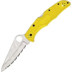 Spyderco 91SYL2 Pacific Salt 2 Lockback Knife Yellow