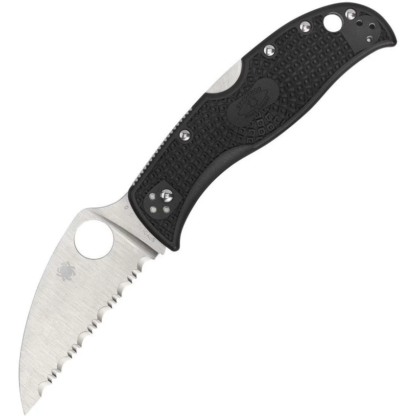 Spyderco 254SBK RockJumper Lockback Knife Black