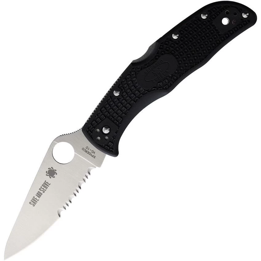 Spyderco Knives 243FPSBKRD Endela Lockback Red Line