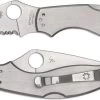 Spyderco UpTern Lock Back C261PS - Part Serrated - Stainless Steel - Value Folder