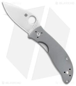Spyderco Alcyone Liner Lock Knife Gray G-10 (2.75" Satin) C222GPGY