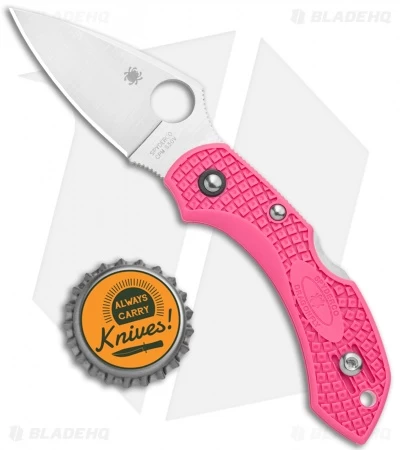 Spyderco Dragonfly 2 Pink Heals Lightweight Knife Pink (2.3" Satin) C28FPPNS30V2 - Image 4