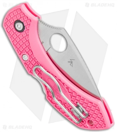 Spyderco Dragonfly 2 Pink Heals Lightweight Knife Pink (2.3" Satin) C28FPPNS30V2 - Image 3