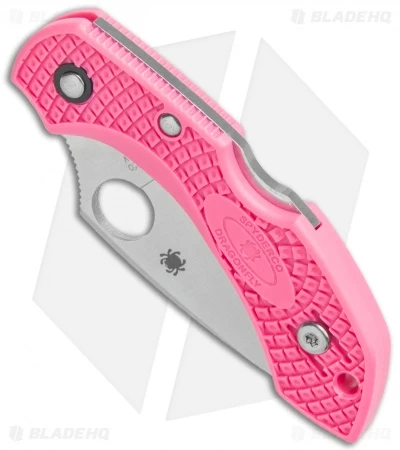 Spyderco Dragonfly 2 Pink Heals Lightweight Knife Pink (2.3" Satin) C28FPPNS30V2 - Image 2