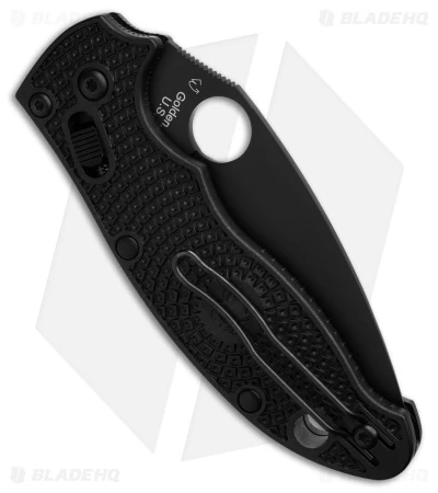 Spyderco Manix 2 Lightweight Knife Black FRCP (3.37" Black CTS-BD1N) C101PBBK2 - Image 3