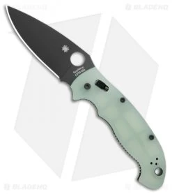 Spyderco Manix 2 XL M4 Natural G-10 Knife (3.88" Black) C95GM4PBK2 Exclusive