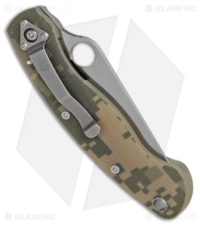 Spyderco Military Knife Digital Camo G-10 (4" Satin S30V) C36GPCMO - Image 3