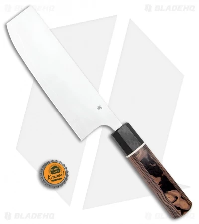 Spyderco Murray Carter Itamae - Nakiri Cleaver Knife (7.25" Satin) K17GPBNBK - Image 3