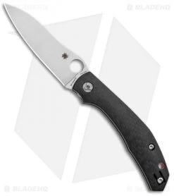 Spyderco Phillips Kapara Compression Lock Knife Carbon Fiber (3.5" Satin)