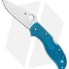 Spyderco Stretch 2 Lightweight Lockback Knife Blue FRN (3.4" Satin)