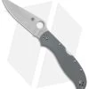 Spyderco Stretch 2 XL Lockback Knife Gray G-10 (4" Satin) C258GPGYCW