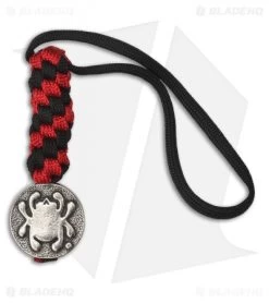 Spyderco Flat Spyder Bead Pewter W/ Lanyard BEAD5LY