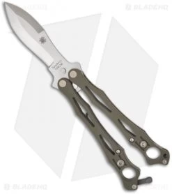 Spyderco SmallFly Foliage Green G10 Butterfly Knife Balisong Flipper B02GPFG