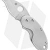 Spyderco Stainless Steel Cricket Folding Knife (1.875" Satin Plain) C29P