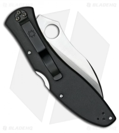 Spyderco Centofante 4 Folding Knife (3" Satin Plain) C66PBK4 - Image 2