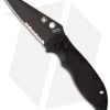 Spyderco Embassy Automatic Knife (3.13" Black Serr) C121BKPS