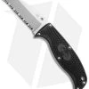 Spyderco Enuff Sheepfoot Fixed Blade Knife (2.75" Satin Serr) FB31SBK