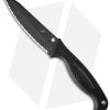 Spyderco Aqua Salt Fixed Blade Dive Knife (4.69" Black Full Serr) FB23SBBK