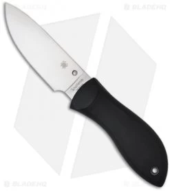 Spyderco Bill Moran Drop Point Fixed Blade Knife (3.88" Satin Plain) FB02P
