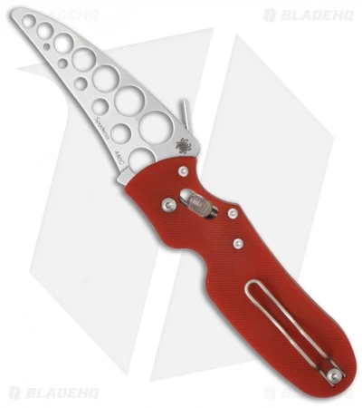 Spyderco P'Kal Trainer Knife C103TR Red G-10 (3" Satin Trainer)
