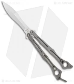 Spyderco SpyderFly Butterfly Bali Flipper Knife (4.125" VG-10 Satin) B01P